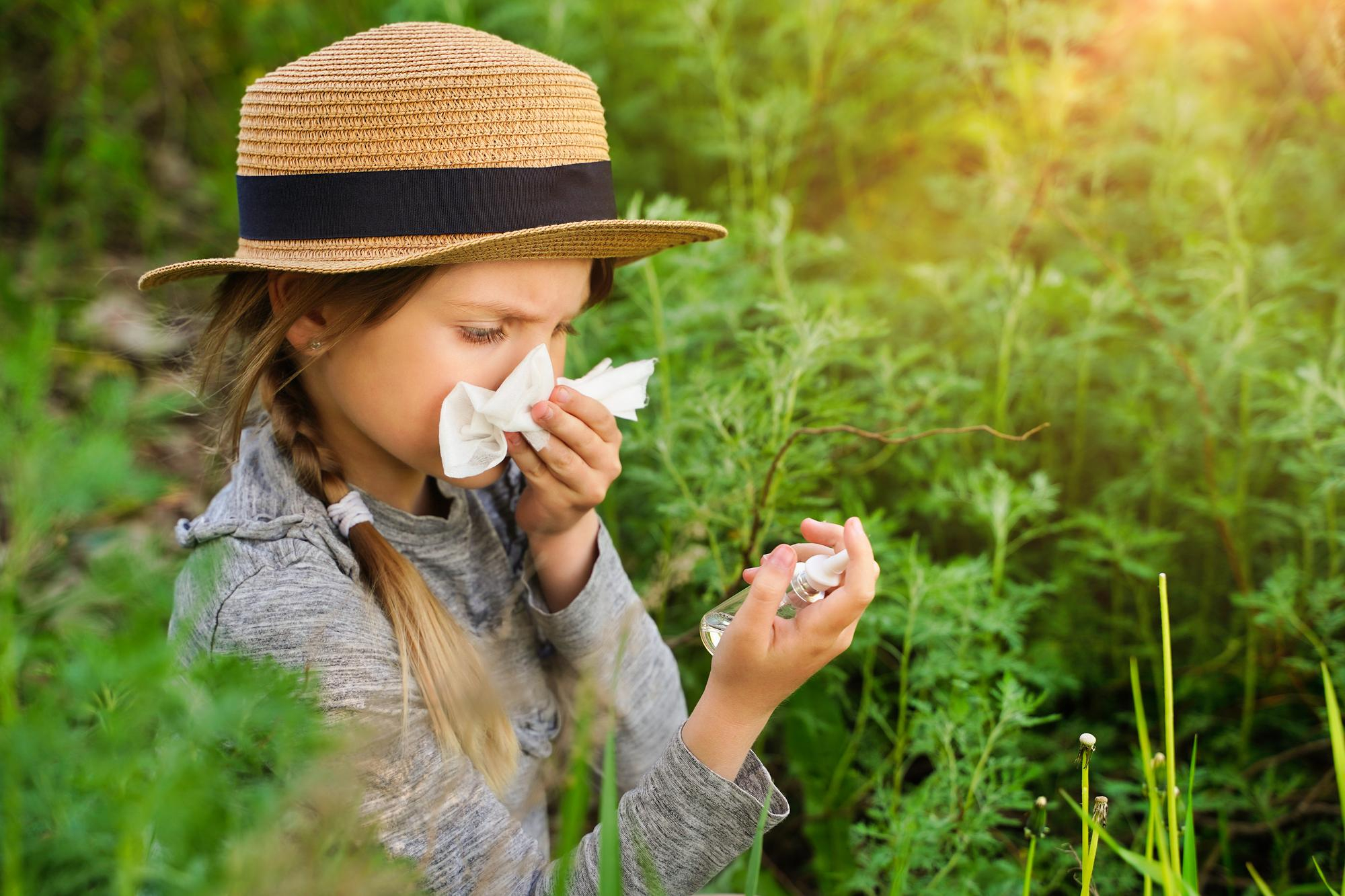 allergic rhinitis in a child